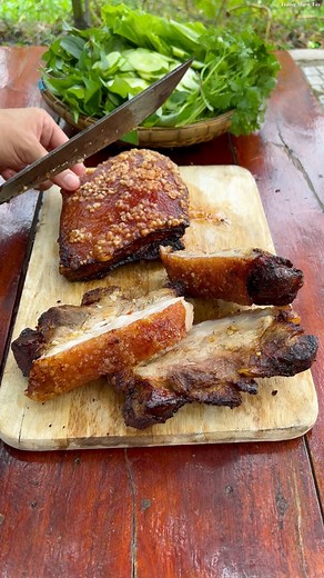 Thịt heo quay lu #trangmientay #tranvantrang | Tràng Miền Tây