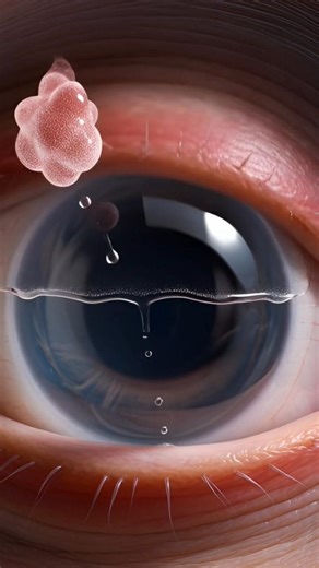 Anatomy of eye 3d animation