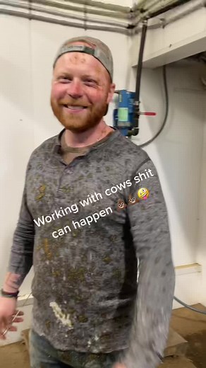 #farmer #dairyfarmer #farmlife #farmtok #dairy #farming #dirty #shithappens #dirtyjob