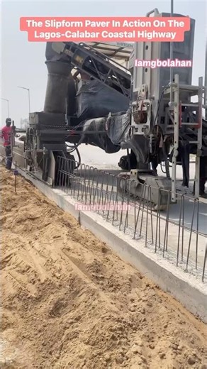 How the Lagos-Calabar Coastal Highway Medians are Made! 🇳🇬