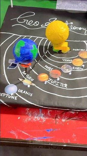 Rotation and Revolution of Earth Working Model #diyproject #shortsvideo
