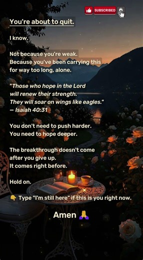 You're closer than you think | Isaiah 40:31
