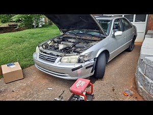 CATALYTIC CONVERTER & UPSTREAM OXYGEN SENSOR | 2001 TOYOTA CAMRY 2.2 | P0420 | Howto/Diy