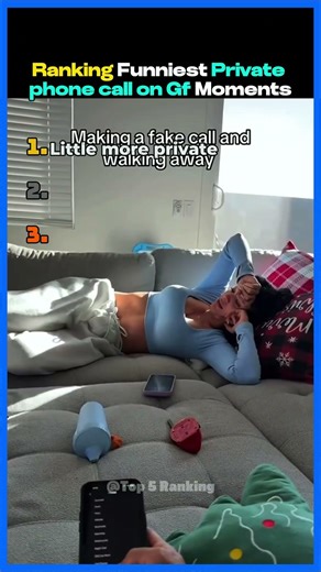 Ranking Funniest Private Phone Calls On GF Moments😳📱