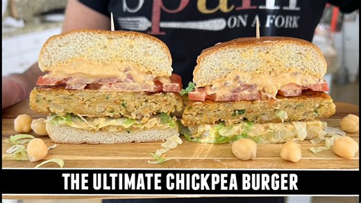 The best chickpea burger | Quick & easy recipe