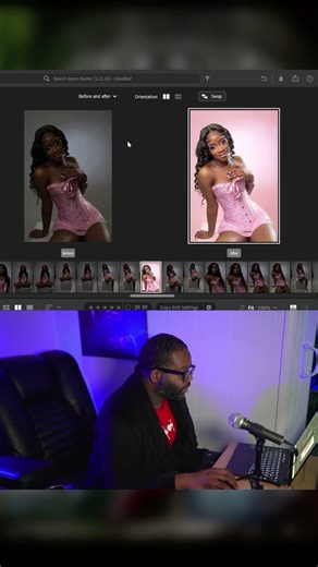 How to compare images on Adobe Lightroom