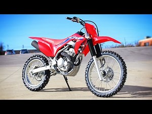 New 2023 Honda CRF250F Dirt Bike / Motorcycle Walkaround + Riding & Exhaust Sound Check