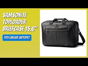 REVIEW (2025): Samsonite Toploader Briefcase 15.6". Features.