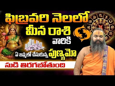 Meena Rasi Phalalu | February 2026 | Pisces Sign | Gavvala Rasiphalalu | Krishnamacharyulu