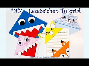 [DIY] Kawaii/ Monster Lesezeichen - Tutorial