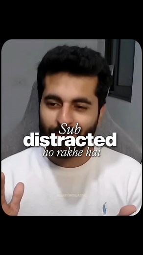 Work Hard, Everyone’s Distracted!! 💯🙌🏻💪 . @learnwithjaspal is your daily dose of inspiration make sure you hit that follow button 💪 . #learnwithjaspal #rajshamanishorts #distracted #everyoneisdistracted #inspiration #motivation #reels #viralreels #podcast #viratkohli #diljeetdosanjh #krishnalearnings | Learn with Jaspal
