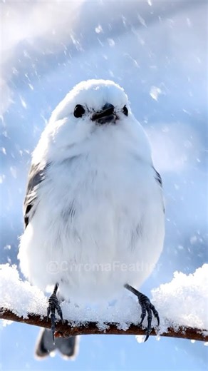 ❄️ Shima Enaga: The Fluffiest Snow Fairy #Shorts
