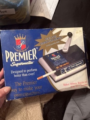 Cigarette roller, original package,Premier Supermatic Cigarette Machine | eBay