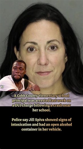 A Cobb County elementary school principal was arrested last week on a DUI charge following a crash near her school. Police say Jill Spiva showed signs of intoxication and had an open alcohol container in her vehicle. #cobbcounty #drunk #principal