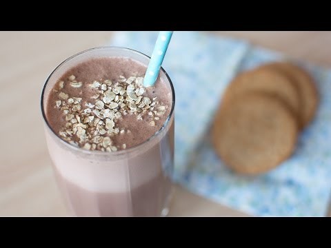 Chocolate Oatmeal Milkshake - Super Easy & Healthy Milkshake Recipe