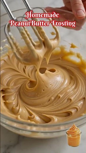 Homemade Peanut butter frosting#peanutbutter #frosting