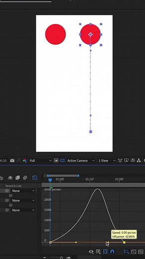 The power of Easy Ease key frames in after effects #motiongraphics #aftereffects #mograph #animation