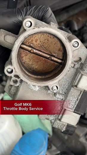 Volkswagen Golf MK6 Throttle Body Service #volkswagen #vwgolf #mk6 #diyproject #fyp