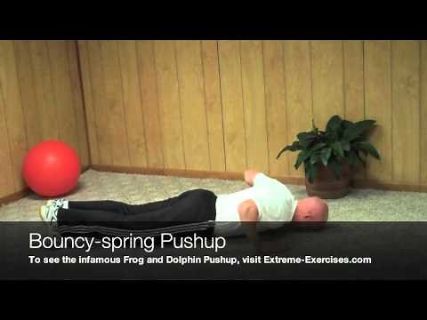 Bouncy-spring Pushup- MOST EFFECTIVE way to a CHISELED chest!!!