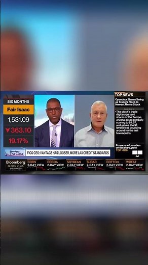 FICO CEO Will Lansing talks with Bloomberg: The Close about the value of the FICO® Score.