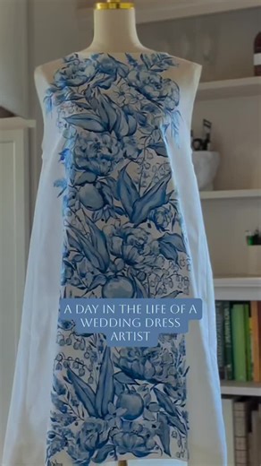 3.7K views · 146 reactions | Beautiful glimpse of @thehautepress’ process hand painting dresses with Jacquard Textile Colors. So stunning!! 殺珞朗 #jacquardproducts #jacquardpaints #jacquardtextilecolor #textilecolor #handpainteddress #handpaintedweddingdress #oneofakinddress #fabricpainting | Jacquard Products | Facebook
