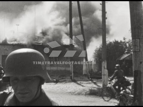1941 KIEV/KYIV| WW2 | GERMAN WEHRMACHT CONQUERS UKRAINIAN CAPITAL - PRIVATE FOOTAGE