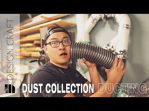 Dust Collection Ductwork For Beginners with CFM Numbers // Shop Project