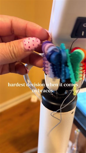 there’s more colors I just didn’t record them all. What’s the best Braces color? #braces #bracescolors #bracesjourney #bracestips #bracestips choosing the best color for the next 4-6wks is harder than u think.