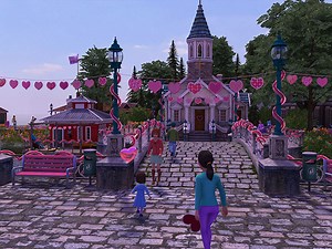 Valentine Village 3D Screensaver