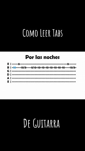 Cómo leer tablaturas de guitarra