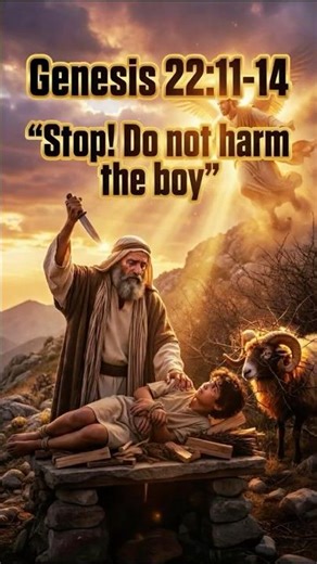 Genesis 22:11-14 Animated – God Provides the Lamb! ✨