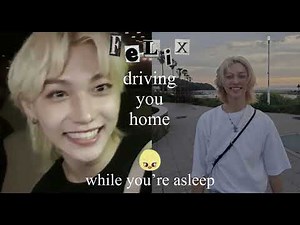 Stray Kids ASMR Felix Driving You Home🐥💤[rain] [voice]