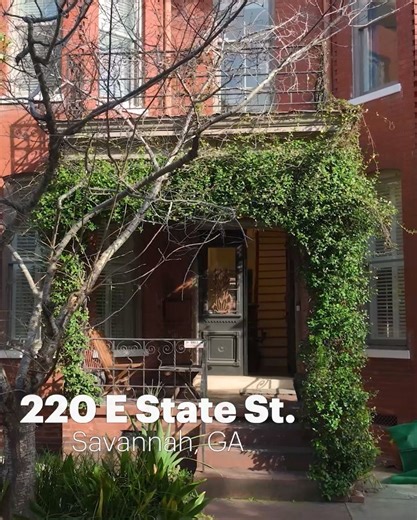 Bradford Moody on Instagram: "NOW AVAILABLE_Offered at $1,860,000_B. MOODY GROUP for SEABOLT REAL ESTATE | CHRISTIE’S INTERNATIONAL_220 E. STATE STREET_QUINTESSENTIAL SAVANNAH! This fully restored ‘JEWEL BOX’ TOWNHOME has it all. Exceptional location, charming Ctyard, private Garage, New construction Carriage Hse, unique C-CBD Zoning, 2 STVR licenses… Superb Offering w/ virtually unlimited options. Main House (+/- 1725 s.ft. per owner) has 3 BD/2.5Bth (Original Formal L.RM. currently configured