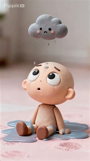“When You Try to Be Strong… But End Up Crying 😭 | Funny Clay Animation”