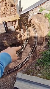 Garden railway under construction