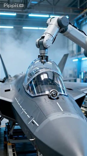 ASMR F-35 Lightning II Fighter Jet Factory Build ✈️ From Scratch #shorts