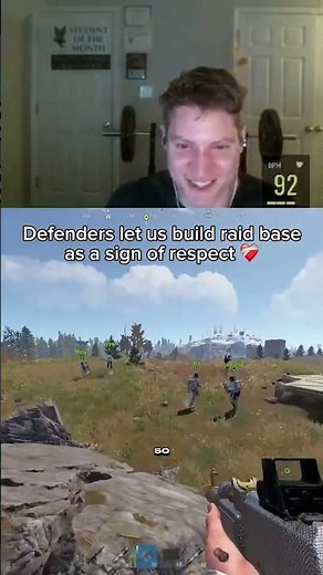 Defenders let us build a raid base in Rust #rust #rustkindness #rustraid #rustdefend #rustconsole