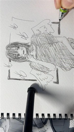 スケッチ #スケッチ #アナログ #一発描き