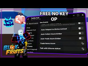 🔥 NEW TEDDY HUB Script for Blox Fruits! (Auto Farm, Raid, Fruit Sniper + More!) 💥