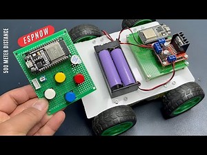 DIY Robot Car With ESP32 | ESPNOW