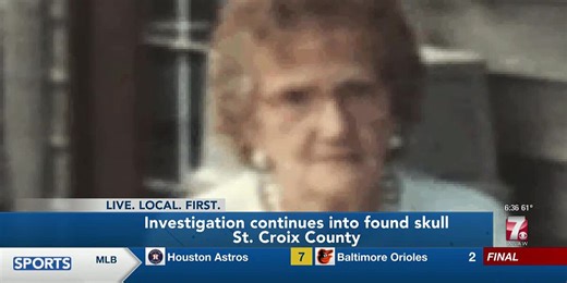 A Investigation In A Skull Found In St. Croix County, Wisconsin