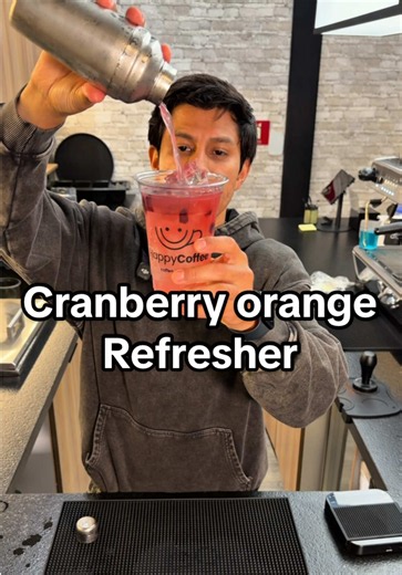 Cranberry Orange Refresher Recipe & Café Serving Tips