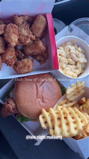 Chick-fil-A Mukbang Daily Dose: Tasty Chicken Delights