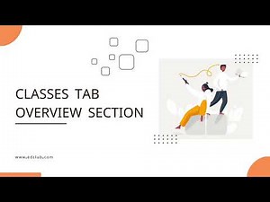 edclub: Overview of the Classes Tab
