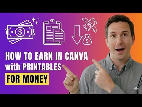 How to Earn in Canva Using Printables | Beginner Guide