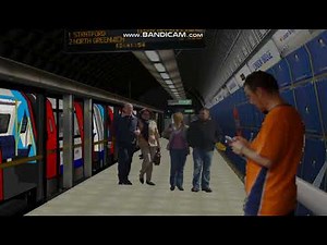 OpenBVE: 1996 Stock in London Bridge (Jubilee Line)