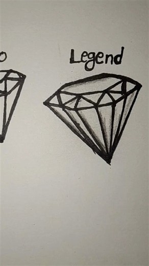 How to draw💎 diamond#art#howtodraw#diamondX#sketch#shorts#fyp