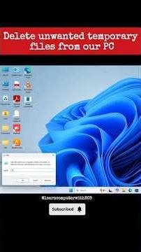 😲Delete unwanted temporary files by simple tricks 💻 #tricks #shorts ‪@LearnComputerWithRCS‬