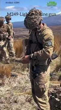 M-249 light machine gun #shorts
