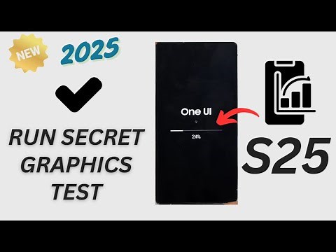 🔧 How to Run a Graphics Test from Android Recovery Menu on Samsung Galaxy S25/S25+/Ultra 🚀